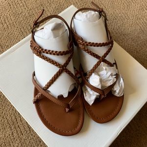 MIA “Adrianna” Braided Strappy Sandals